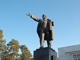 Vladimir Lenin monument, Bishkek, Kyrgyzstan